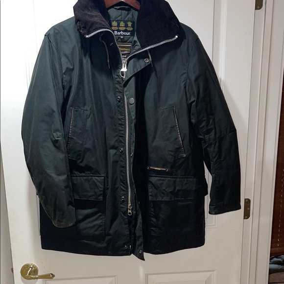 Barbour Gold Standard Olive waxed Jacket - Picture 1 of 13